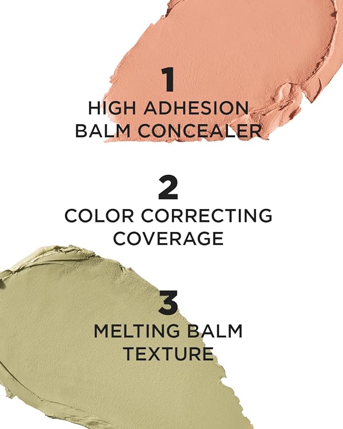 THESAEM Cover Perfection Pot Concealer 0.14oz - Peach Beige Color Corrector for Dark Circles & Bluish Tones - Single Pot Intensive Coverage Balm for Under-Eye & Discoloration - Korean Makeup