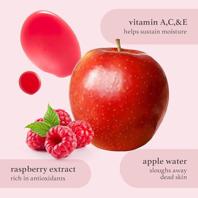 NOONI Korean Lip Oil Set - Appleberry & Applecherry | Long-Lasting, Moisturizing, Plumping, Revitalizing for Dry Lips, Waterproof, No Peel Off, Stocking Stuffers, lip plumper 0.12 FL Oz x 2ea