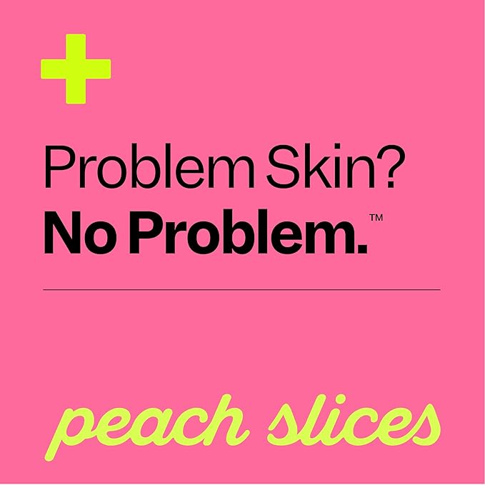 Peach Slices - Body Breakout Patches (6 ct) - Overnight Body Pimple Patches - Hypoallergenic - Flexible & Painless - Cica & Hydrocolloid Bandages - Vegan & Cruelty Free - Korean Skin Care & Beauty