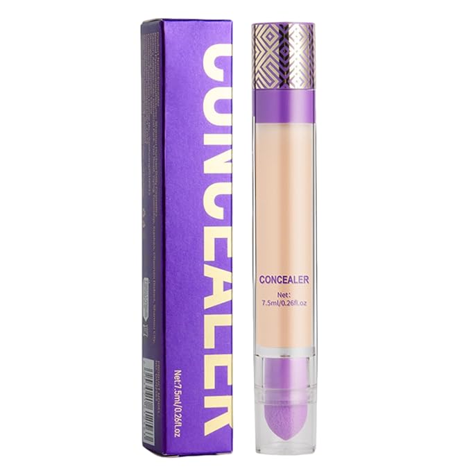 Concealer Makeup - Concealer Stick, Full Coverage with Creamy Finish Concealer Stick | Moisturizing Concealer Stick, Brighter Buildable Color Complexion Makeup Corrector for Men Women Adults