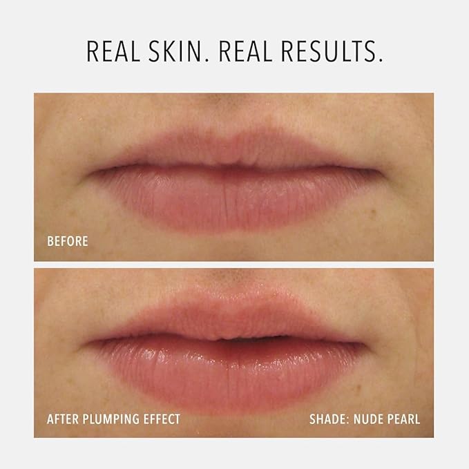 HydroPeptide Perfecting Gloss, Lip Plumping Gloss & Hydrating Treatment, Volumizing Collagen-Boosting Enhancer with Hyaluronic Acid & Peptides, Berry Breeze, 0.17 Ounce