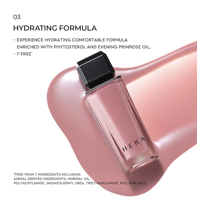 HERA Sensual Nude Lip Gloss #102 FLIRTY [Featured on JUST MAKEUP] | Volumizing Sheer & Glossy Finish, Non-sticky, Moisturizing and Hydrating, Korean Makeup, 0.17 oz. (5g)