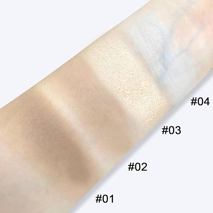 Matte Contour Palette, Face Sculpting Grey Contour Powder Palette for Light Fair Skin, Cool Toned Face Bronzer Makeup Contouring, Buildable Matte Bronzer, 02#Dark Brown