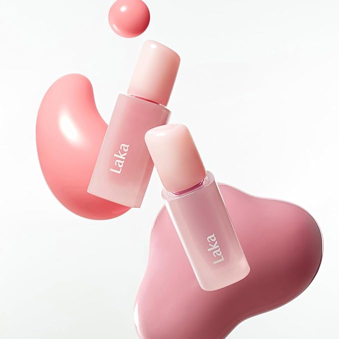 Laka Popping Balloon Lip Stain, 4.5g/0.15oz, Glossy Plumping Lip Tint, Moisturizing, Non-Sticky Texture for All-Day Hydration, Vegan, K-Beauty (#502 Spunky)