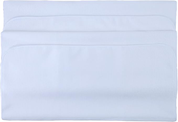 POLYTE Professional Quick Dry Lint Free Microfiber Hair Drying Salon Towel, 20 x 40 in, 2 Pack (White)