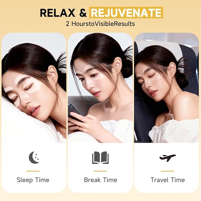 8 Pairs 5% PDRN Under Eye Patches, 6-in-1 Bio-Collagen 360° Eye Patches for puffy eyes, dark circles & Wrinkle | 2% Caffeine, Kojic acid, Retinol, Hyaluronic, Niacinamide | Korean Popular Eye Mask