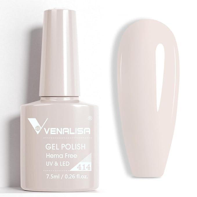 VENALISA Nude Gel Polish 1 Pcs Skin Tone Natural Gel Nail Polish Soak Off UV Gel DIY at Home Manicure Salon Nail Art For Girls Women