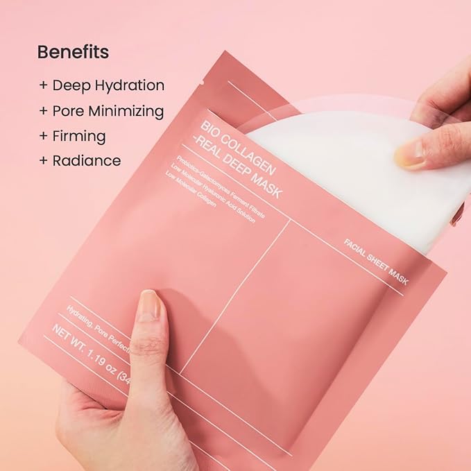 BIODANCE Total Solution Trio: Bio Collagen & Ceramide Panthenol & Sea Kelp Real Deep Mask Set, Firming, Hydrating, Claming Kit, Korean Skin Care, Gifts for women, Skin Care Set
