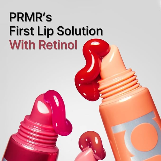 PRIMERA Retinol Serum Bare + Shy Red | Tinted Hydrating Oil & Stain with Collagen for Moisturizing Care, Korean Tint, 0.24 oz / 7g, Gift Sets