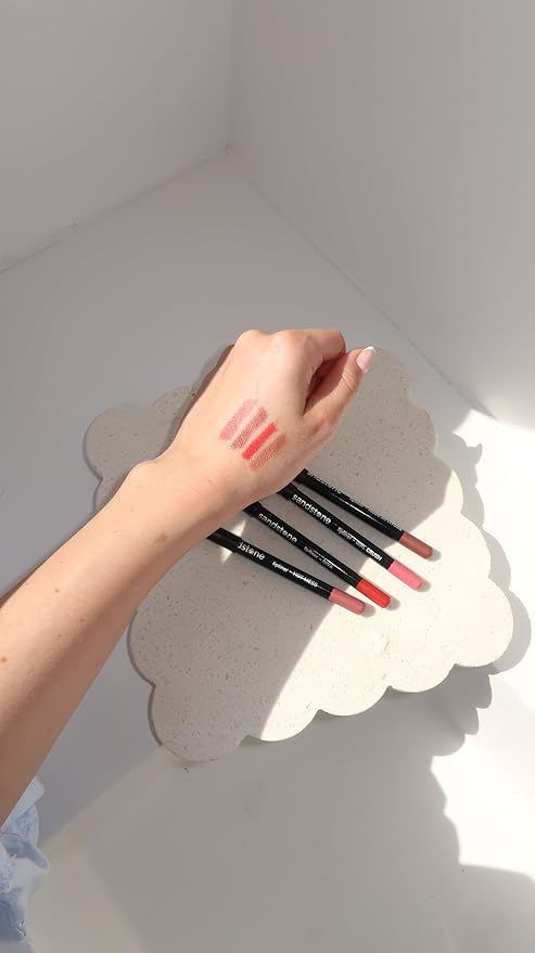 Sandstone Scandinavia Hypoallergenic Lipliner - Smooth texture - Fragrance Free Lip Liner Pencil - Intense pigmentation and long lasting (Diva, 0,04)