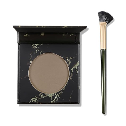 Bronzer Contour Palette, Matte Contour Powder, Cool Toned Bronzer for Light Fair Skin, Buildable Matte Contouring, Face Sculpting Grey Powder, 01 Grey Brown