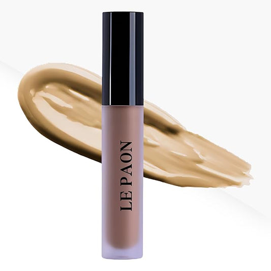 LePaon Cosmetics Pout Cloud Lipgloss – Long-wear, Transfer-Proof Matte Lipstick with High Pigment Payoff – Infused with Vitamin E for Extended Hydration (Stone)