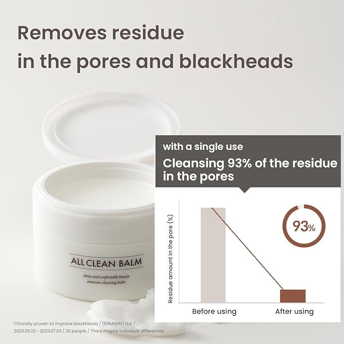 HEIMISH All Clean Balm 4.0fl.oz/120ml - Cleansing Balm, Waterproof Makeup Remover, Face Cleanser, Oil Based Cleanser, Korean Skincare with Natural Aroma Oil, Vegan, For All Skin Types
