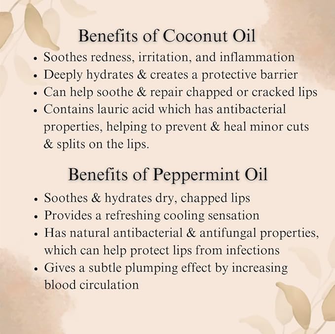 Shea Lip Butter - All Natural 4 Ingredient Lip Balm - Pack of 3 - for dry cracked lips, travel sized, ultra moisturizing vegan lip balm, for long lasting hydration & lip repair, w/ Peppermint oil