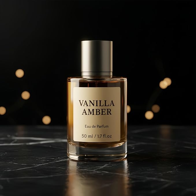 Larsweryar Ambery Vanilla Eau de Parfum for Women -Inspired by Y S.L's B.lack O.pium - Gourmand Fragrance, 1.7 Fl Oz