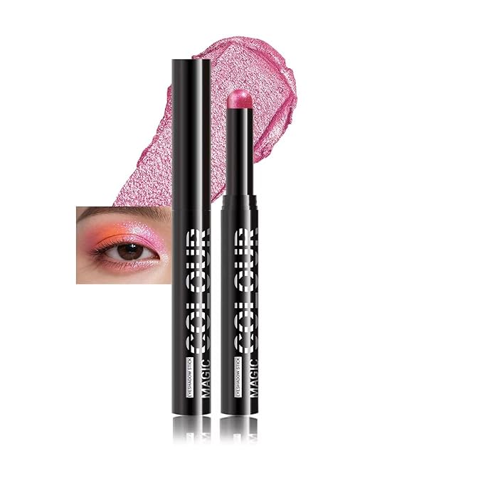 Crease-Proof Smudge-Proof Cream Eyeshadow Pencil, Shimmer Glitter, Creamy Texture, One-Swipe Application, Ideal for Daily Wear, Multiple Shades Available (20#)