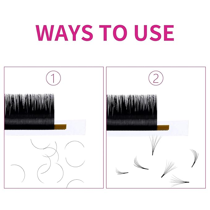 Lash Extension B Curl 20-25mm FADLASH Eyelash Extensions Mixed Tray Lashes 0.15 Faux Mink Single Classic Lash Extensions Supplies (0.15-B, 20-25mm Mix)