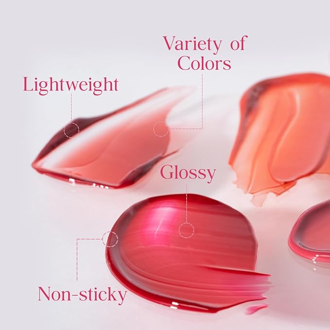 CLIO CRYSTAL GLAM TINT (014 HEART PINK DIAMOND), Glossy Finish, Lightweight, Buildable, Glass-Like, Smoothing, Long-Lasting, Vivid