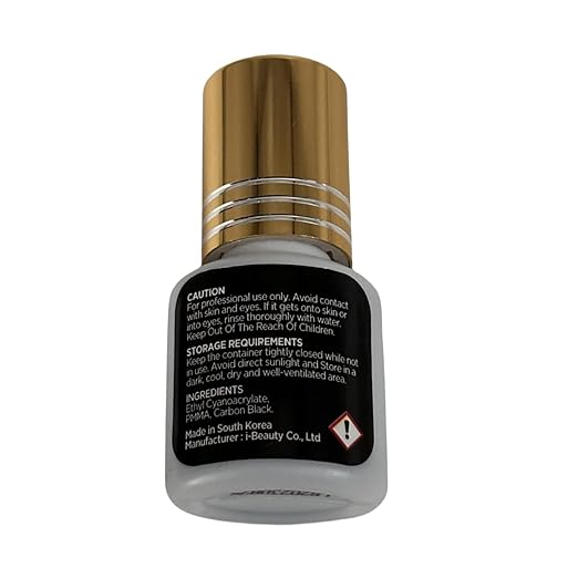Lava Lash 1 PCS Eyelash Extensions ibeauty Super Plus Glue 5ml, 1-2 Sec Drying Time, Keep 5-6 Weeks, Low Smoke, Professional Eyelash Extension Glue