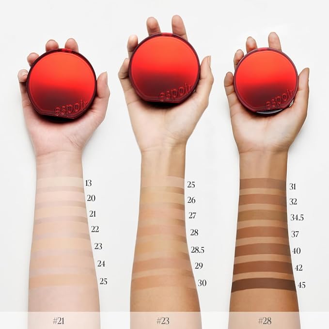 Espoir Be Velvet Cushion Foundation #22 Petal | Quick and Easy Coverage with Long-lasting Color by Zero Oxidation, Velvety Smooth Finish & Lightweight Formula, Vegan, Korean Makeup, 0.46 oz