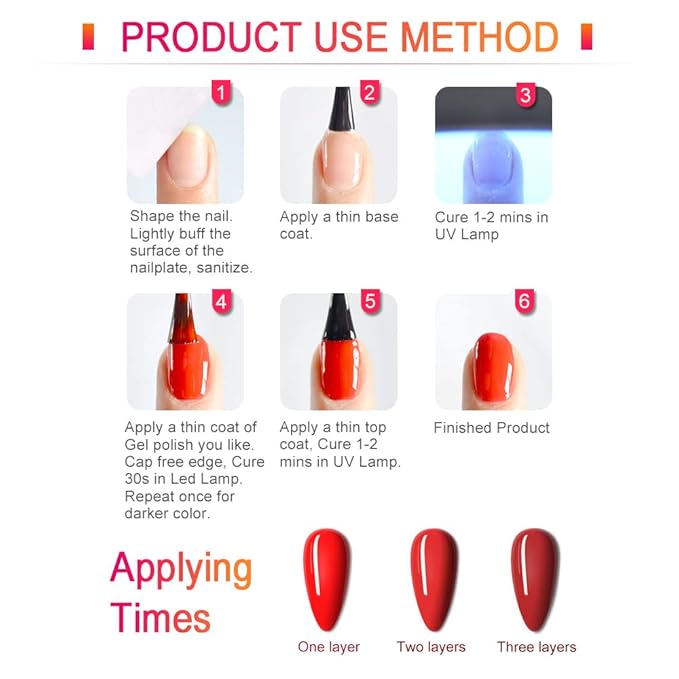 VENALISA Lavender Purple Gel Nail Polish, 1 Pcs Light Purple Gel Polish Pastel Color High Gloss Soak Off U V Nail Manicure Salon and DIY at Home Gifts for Women