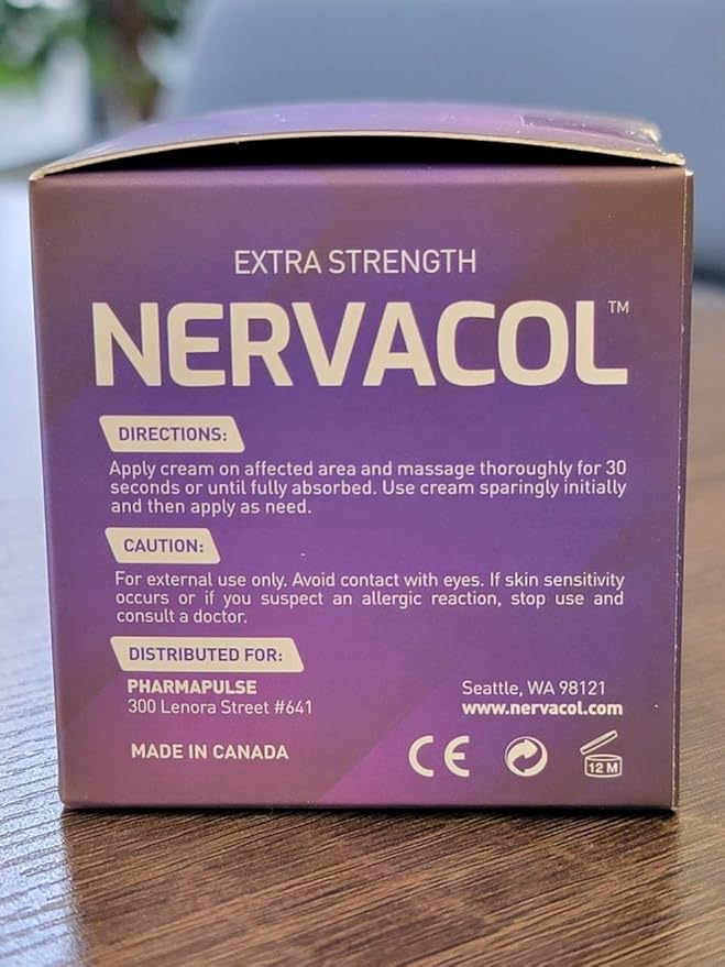 Pharmapulse Neuropathy Nerve Therapy & Relief Cream - Maximum Strength Relief Cream for Foot, Hands, Legs, Toes Includes Alpha Lipoic Acid, Arnica, Vitamin B6, Aloe Vera, MSM - Effective Soothing 4oz
