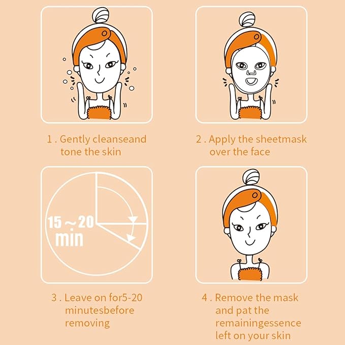 Meleell 18 Pack Collagen Face Masks Skincare Bulk,Hydrating Spa Face Mask Beauty for Sensitive Skin,Sheet Mask for Skin Care, Facial Mask Sets Birthday Party Gifts for Women/Teen Girls/Kids
