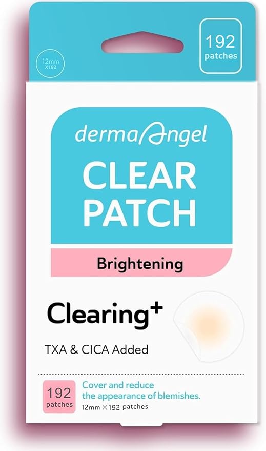 DERMA ANGEL Dark Spot Patches Blemish Patches with Hydrocolloid, TXA & CICA for Active Acne & Post-Inflammatory Dark Spots - Day and Night Use - UPGRADED (Post Acne - 192 Count - 1 Size)