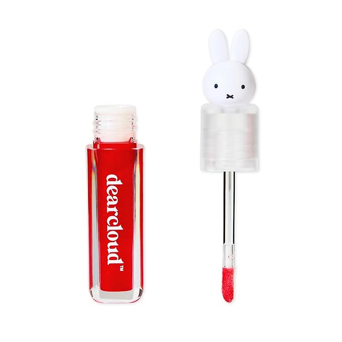 dearcloud Miffy Lip Serum Jelly - Dear Bun Tinted Gloss for Hydration & Shine (Dear Bun)