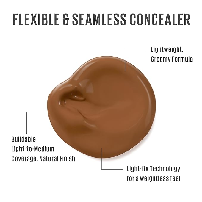 Kaja Liquid Concealer - Don't Settle | Buildable, Lightweight, Light-to-medium Coverage, Color-correcting, 10 Maple, 0.21 Oz