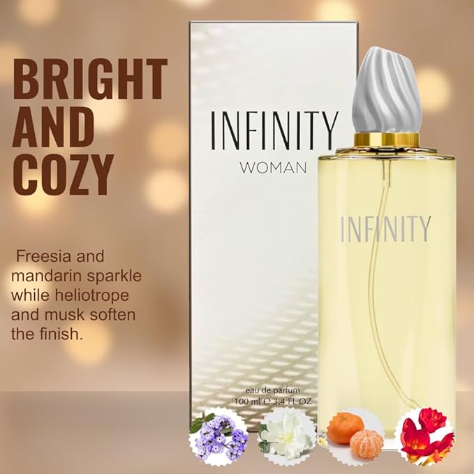 Sandora Fragrances Perfume for Women - INSPIRED by A WORLD RENOWED WOMEN'S PERFUME – Freesia, Violet, Musk, Sandalwood – Floral, Fresh, Soft, Long-Lasting Eau De Parfum 100ml (3.4 fl oz)
