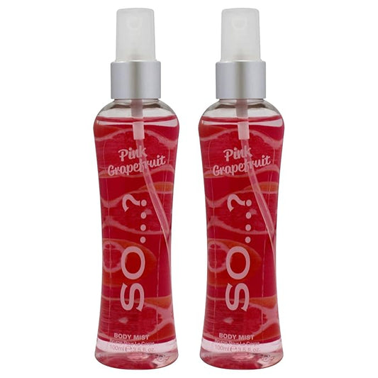 Pink Grapefruit Body Mist by So…? for Women - 3.5 oz Body Mist - Pack of 2