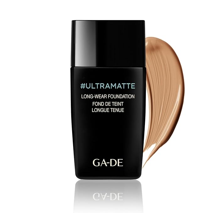 GA-DE Ultramate Long-Wear Foundation, 153 - Sweat-Resistant and No-Transfer Cream Foundation - Face Makeup for Flawless Ultra-Matte Finish - 1 oz