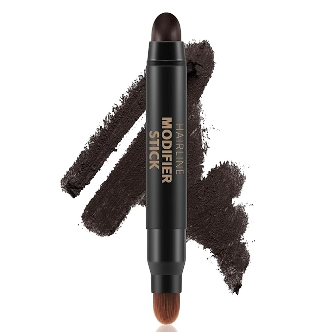 Boobeen Dual Ended Gray Away Root Touch Up Stick, Long Lasting Grey Hair Coverage Touch Up for Men and Women, Temporary Thinning Hair Concealer