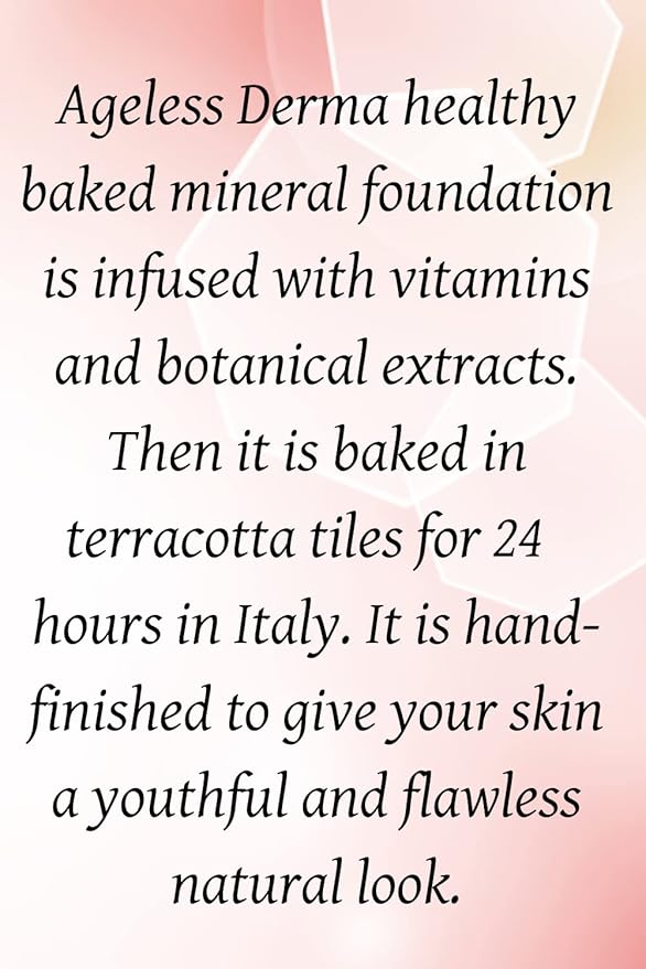 Mineral Baked Foundation Makeup- A Vegan -Paraben - Gluten and Cruelty Free Powder Foundation (Mega Beige)