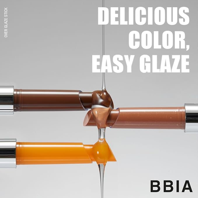 BBIA Over Glaze Stick - Lip Plumping Gloss Melting Balm Lipstick, Intensive Volume Up, High Shine & Glossy, Ultra Watery Moisturizing & Volumizing, Glowy Texture, Korean Lip Makeup (07 HONEY GLAZE)