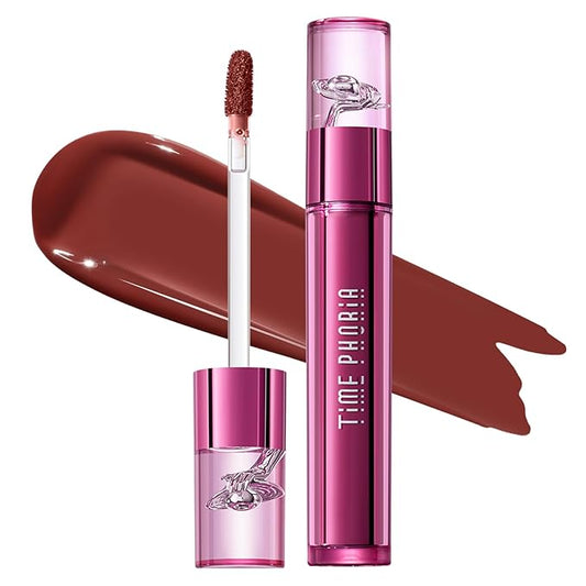 Altera Blurring Lip Tint 001 Flux, Brownish Red Glossy to Soft Matte Finish, Blur Lip Lines, Weightless No-Sticky Airy Velvet Texture, Vibrant Hydrating Long-Lasting Lip Makeup
