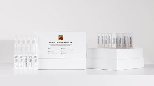 tom-tit-tot Ectoin Calming Ampoule - Skin Soothing and Protection, Ectoin and TeeTree-EXO, Korean Premium Skin Care, 0.03 fl oz X 20EA