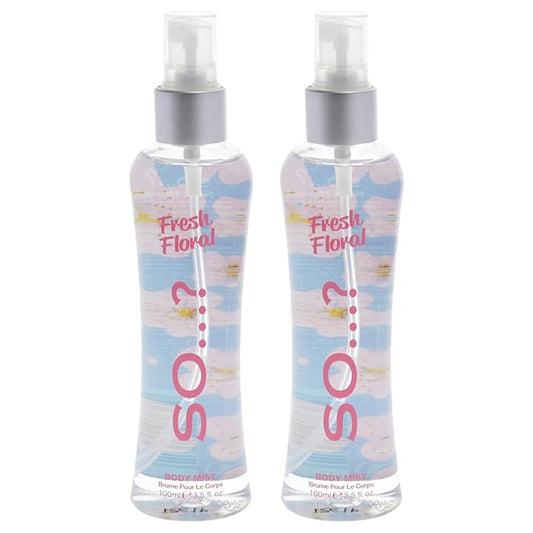 Fresh Floral Body Mist by So…? for Women - 3.5 oz Body Mist - Pack of 2