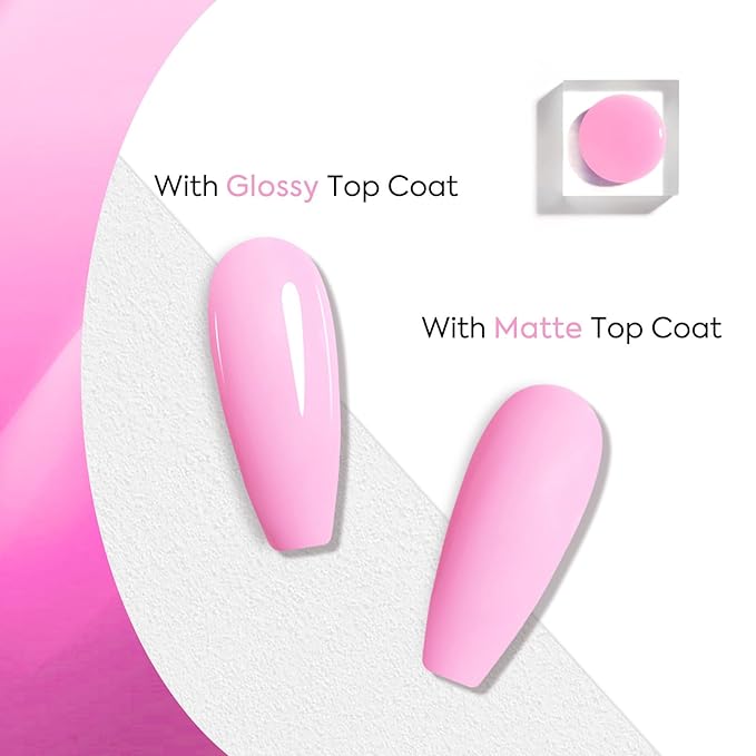 VENALISA Pink Gel Nail Polish 1 Pcs 12ml Pink Color Gel Polish Soak Off UV Salon Manicure DIY at Home Nail Art For Girls Women
