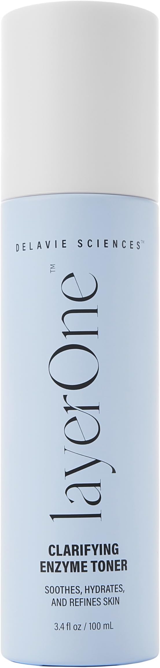 layerOne Clarifying Enzyme Toner – Soothes, Hydrates & Refines Skin, Preps for Skincare Routine, 3.38 fl oz