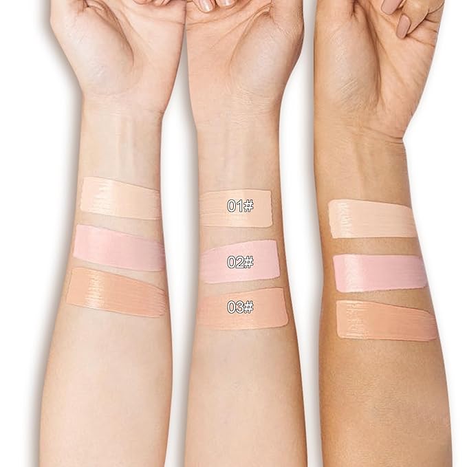 2Pcs Contour Concealer Stick, Full Coverage for Dark Circles,Liquid Multi-Use Faced Concealer,Waterproof Lightweight Natural Makeup