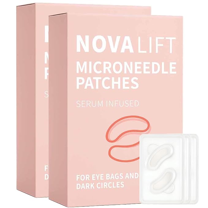 Micro Eye Patches, Under Eye Patches, Smile Line Patches for Puffy Eyes and Dark Circles, MORANDEE Under Eye Masks for Skin Care Deoxyribose (2 Packs)