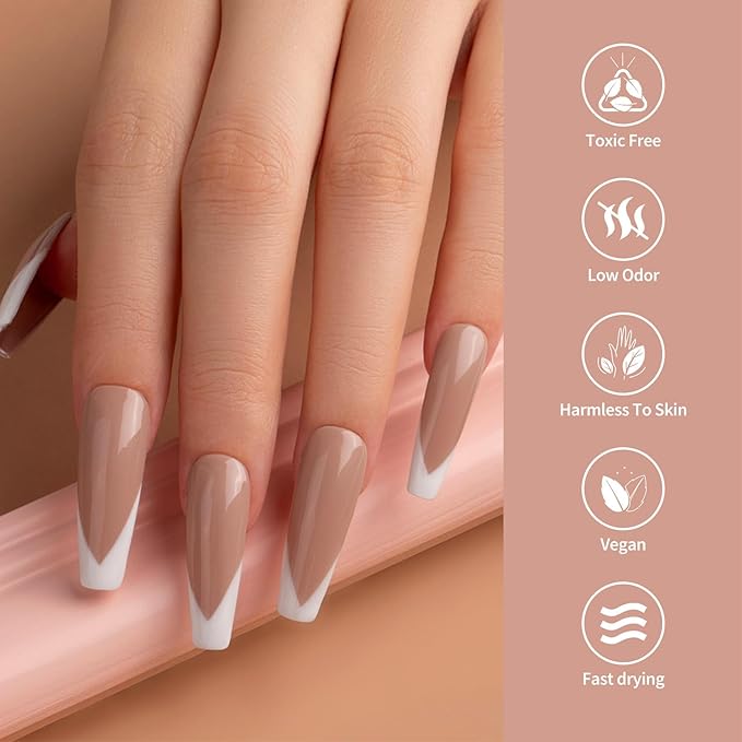 VENALISA Nude Gel Nail Polish 1 Pcs 12ml Natural Nude Color Gel Polish Soak Off UV Salon Manicure DIY at Home Nail Art For Girls Women