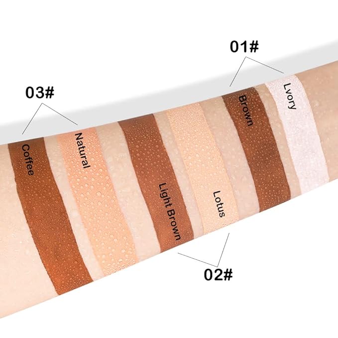 evpct 2In1 Cream Contour Stick Contouring Concealer Sticks Makeup Face Cream Kit for Beginners Creamy Contour and Highlight Stick contorno base de maquillaje para mujer en oferta 01 Ivory & Brown
