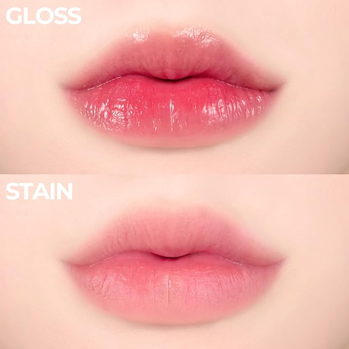 Pudding Glow Korean Lip Tint | Natural Lip Stain | Gloss to Stain | Long-Lasting & Non-Sticky | Lightweight Lip Tint | 0.14 oz. (02 ENDING ROSE)