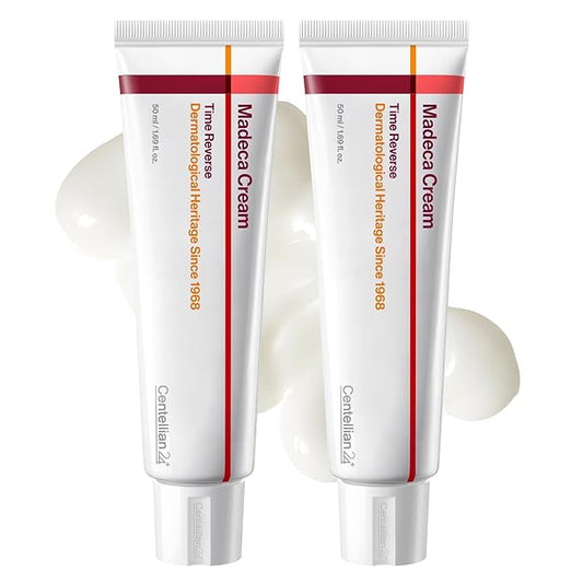 CENTELLIAN 24 Madeca Cream Time Reverse (50ml/1.69fl oz, Pack of 2) Advanced Fast-Absorbing & Nourishing Cream, Hydrates, Reduces Wrinkles, Korean Skin Care, Centella Asiatica
