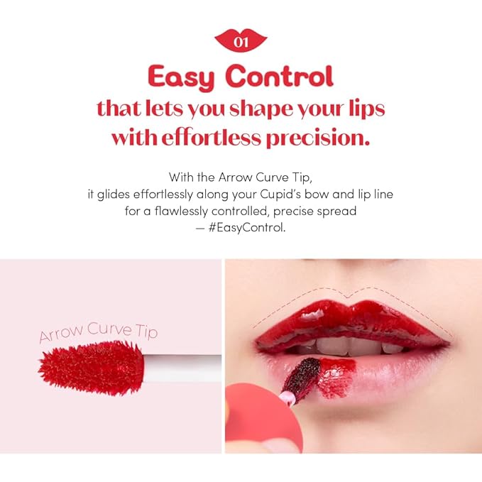 ETUDE Dear Darling Peel Off Lip Stain (Cherry Crack) – Teen girl gifts, Hydrating Hydrogel Tint, Long Lasting & Waterproof, High Pigment, Easy Peel Off, All‑Day Color Lip Tattoo