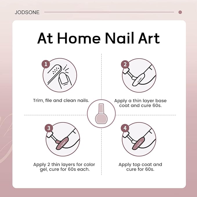 JODSONE Nude Brown Gel Nail Polish 10ml Gel Polish Chocolate Milk Nail Color Long-Lasting Chip-Resistant Professional Finish Easy to Apply Need U V Lamp Curing