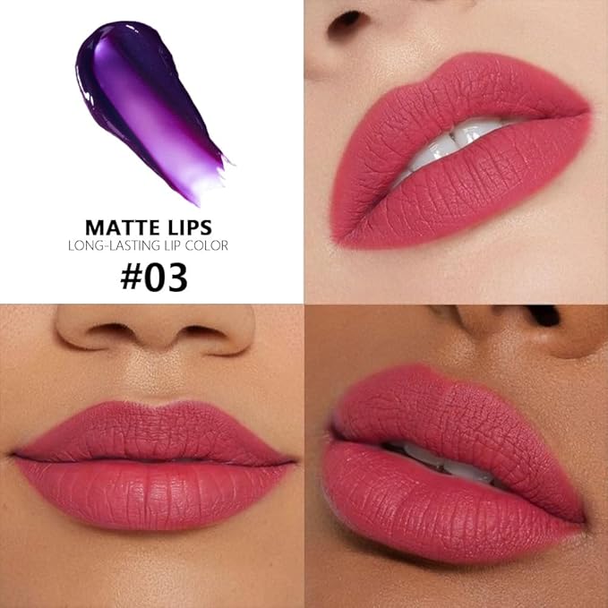 evpct Red Peel Off Lip Stain Tints, Red Liquid Lipstick Lip Stain Long Lasting Waterproof for Women, Non-stick Cup Lipstick Peel Off Highly Pigmented Not Faded Smudge-proof Easy to Apply, 03#